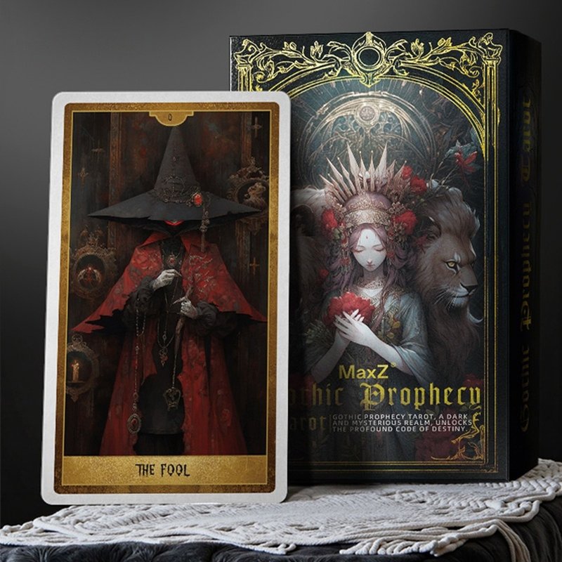 哥特式預言塔羅牌GothicProphecy Tarot新手入門卡牌 - 桌遊/卡牌 - 紙 多色