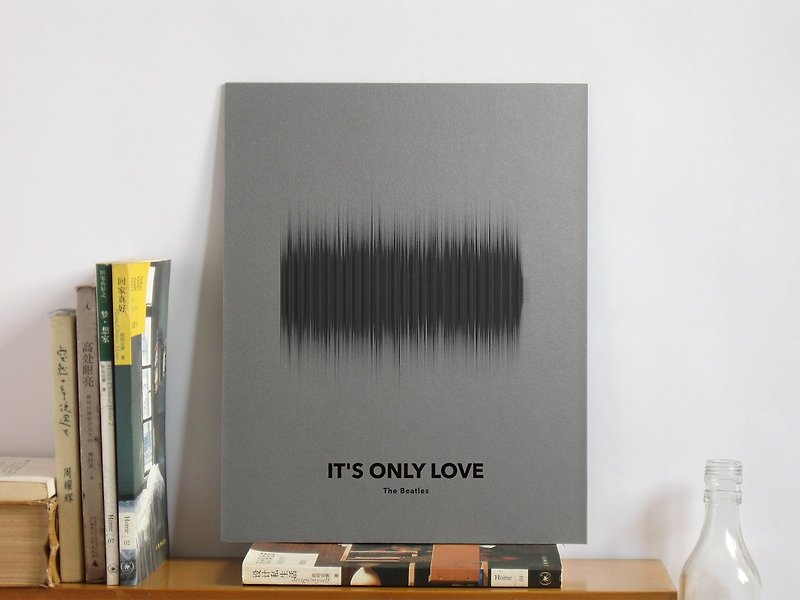 Moving Audio Decorative Painting-Creative Wedding Anniversary Gift-11x14 inches - โปสเตอร์ - กระดาษ สีเงิน