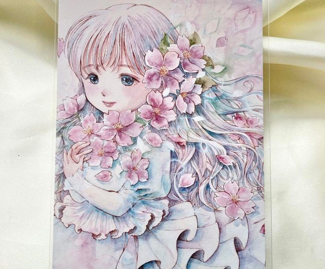 ポストカード】桜/椿モチーフ 6枚セット - ショップ Miri poupee