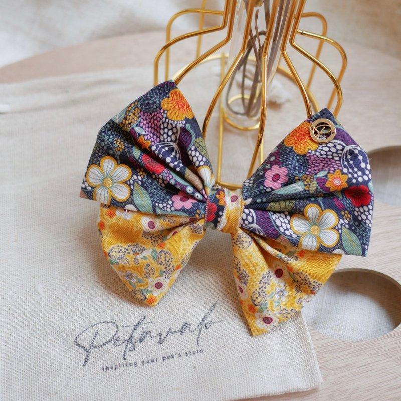 Summer Passionate Pet Bow Tie - Nature - Collars & Leashes - Cotton & Hemp 