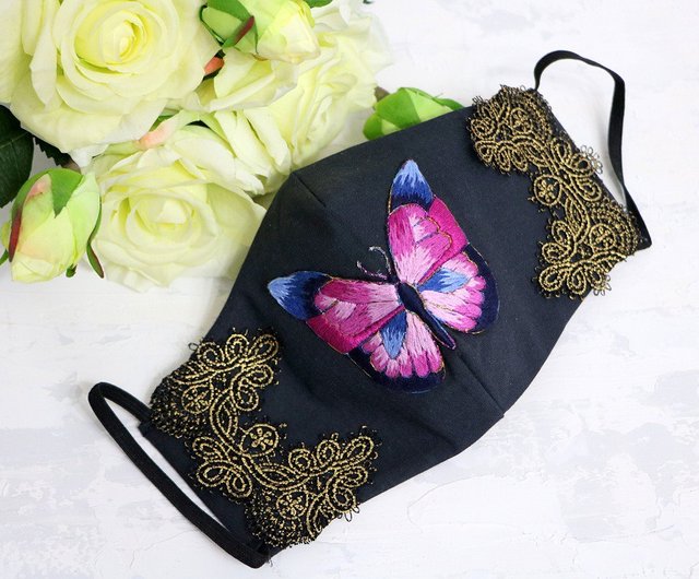 butterfly reusable face masks