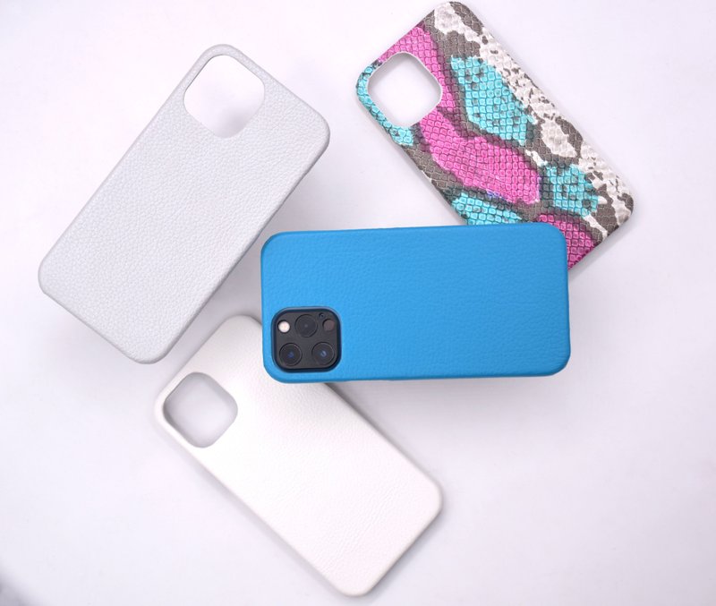 Genuine Leather Phone Cases Multicolor - Cover case for iPhone 12 Pro Max