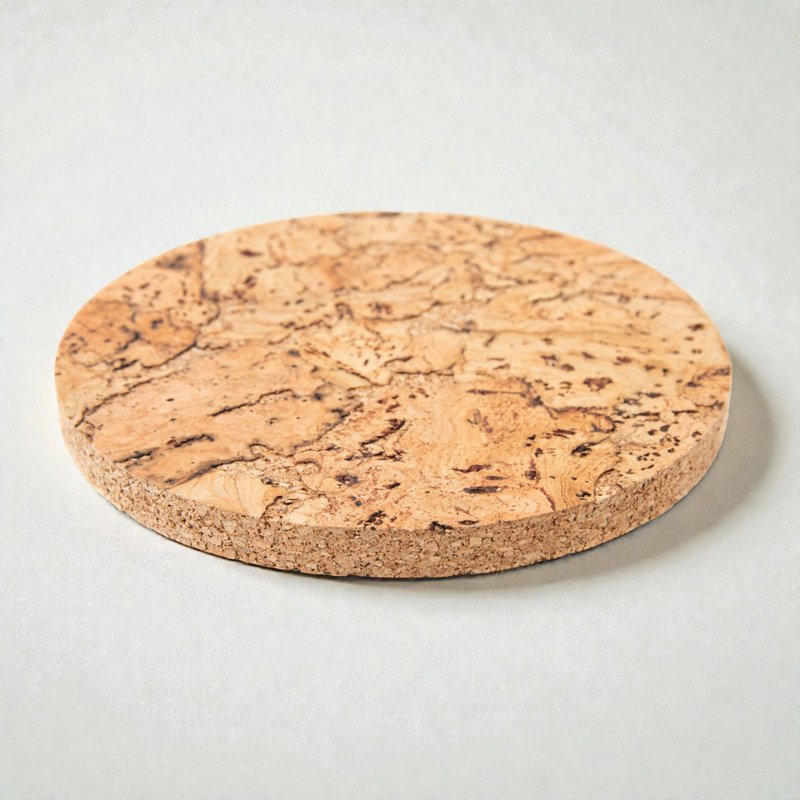 Cork Trivet (Cobble Natural) - กระทะ - วัสดุอีโค สีนำ้ตาล