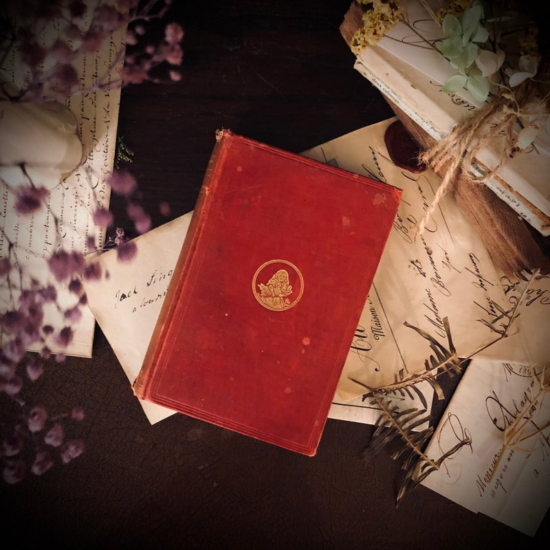 1914年英國百年創版小本紅皮愛麗絲夢遊仙境 - 刊物/書籍 - 紙 粉紅色