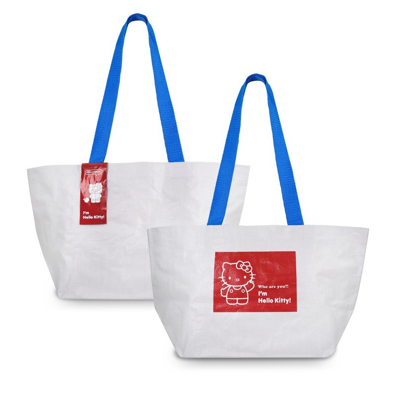 PP bags Shopping bags PP002 - กระเป๋าถือ - เส้นใยสังเคราะห์ ขาว