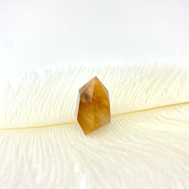 銅髮晶柱 | 水晶 | 水晶柱 | 水晶擺件 - 其他 - 水晶 金色