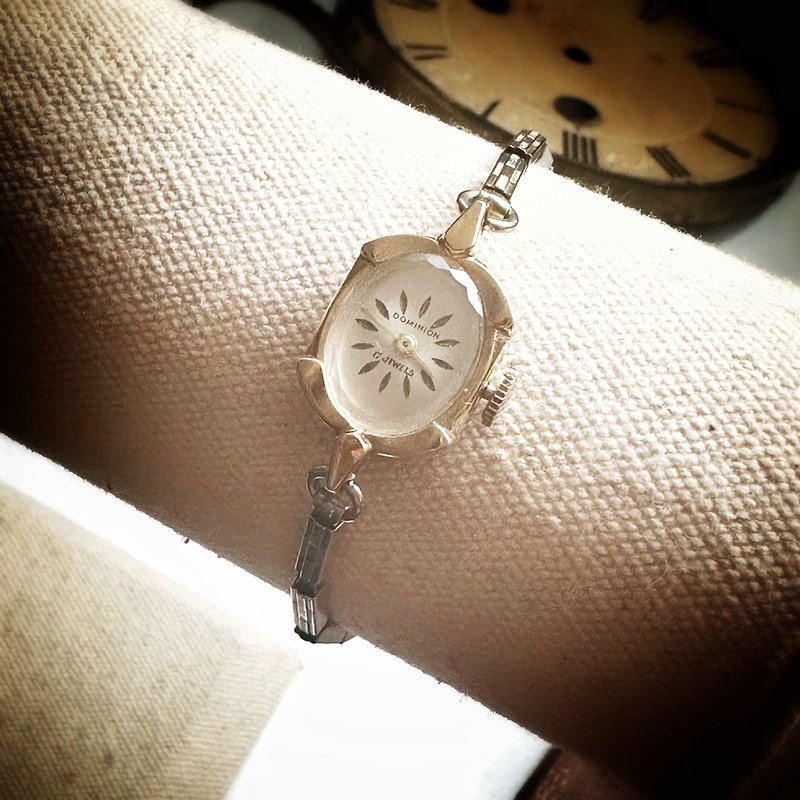 1960s DOMINION Swiss antique mechanical watch - นาฬิกาผู้หญิง - โลหะ สีทอง