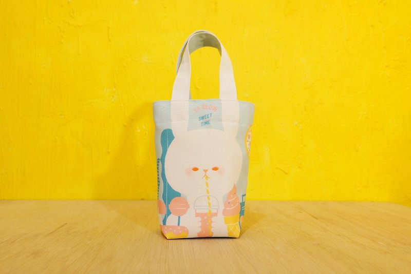 YALLOW Eco Bag - Sweet Time - กระเป๋าถือ - เส้นใยสังเคราะห์ สึชมพู