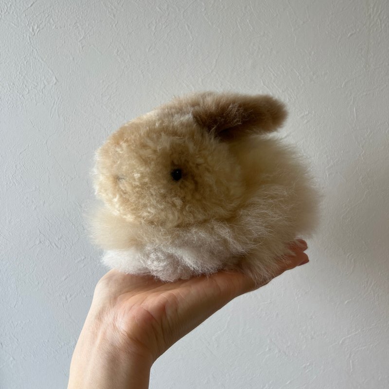 Fluffy Bunny Beige - ตุ๊กตา - วัสดุอีโค หลากหลายสี