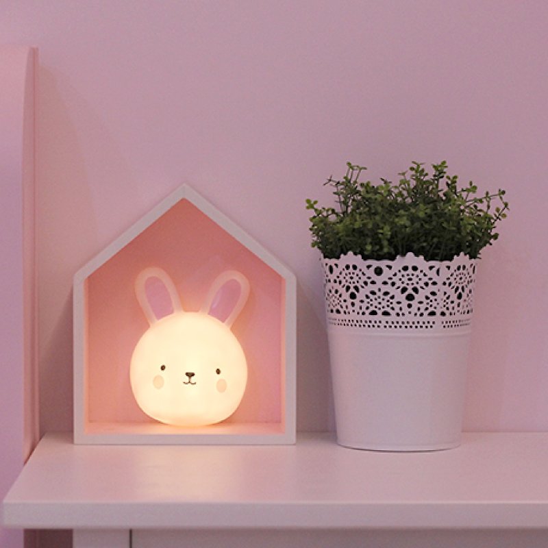 【可吸式拍拍燈】SomeShine有亮點-寶貝兔 - 燈具/燈飾 - 其他材質 粉紅色