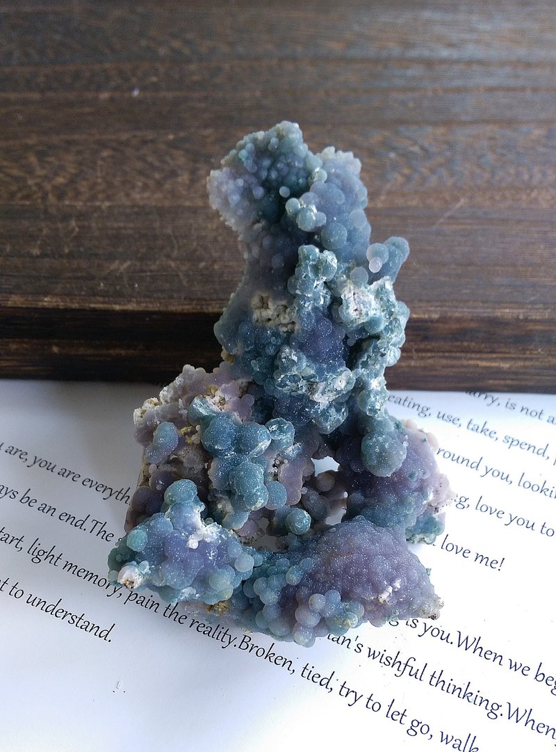 Grape Quartz 印尼產地 葡萄狀 紫色石英 葡萄瑪瑙 天然礦石 原礦 - 擺飾/家飾品 - 其他材質 