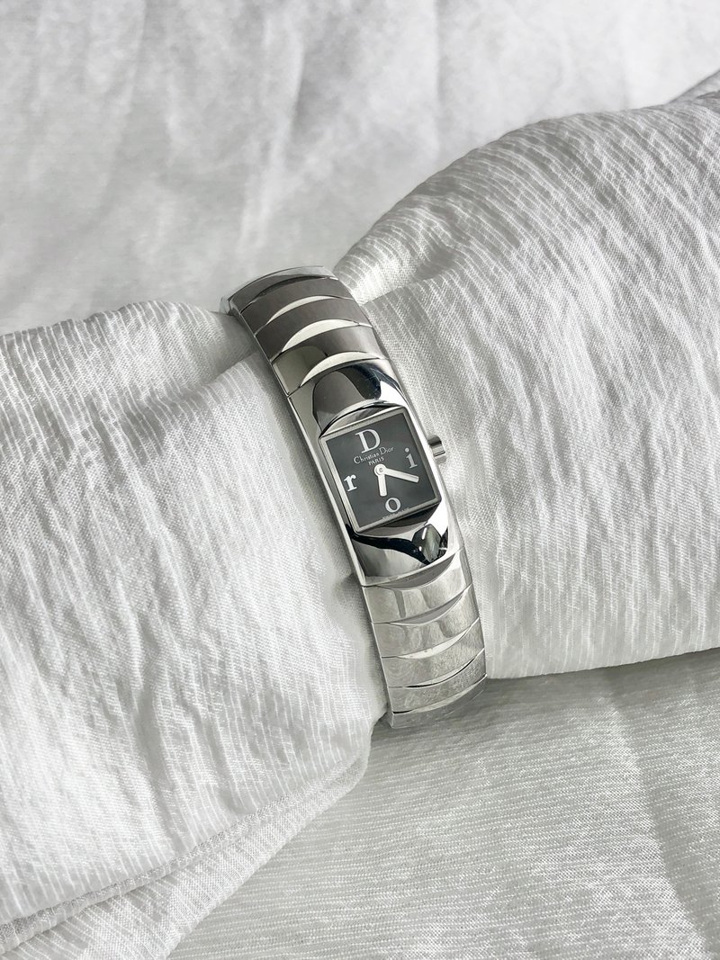 【 日本直送　名牌中古包 】Christian Dior クリスチャン ディオール 腕時計 シルバー ステンレススチール D102-100 bh627h - 女錶 - 不鏽鋼 銀色
