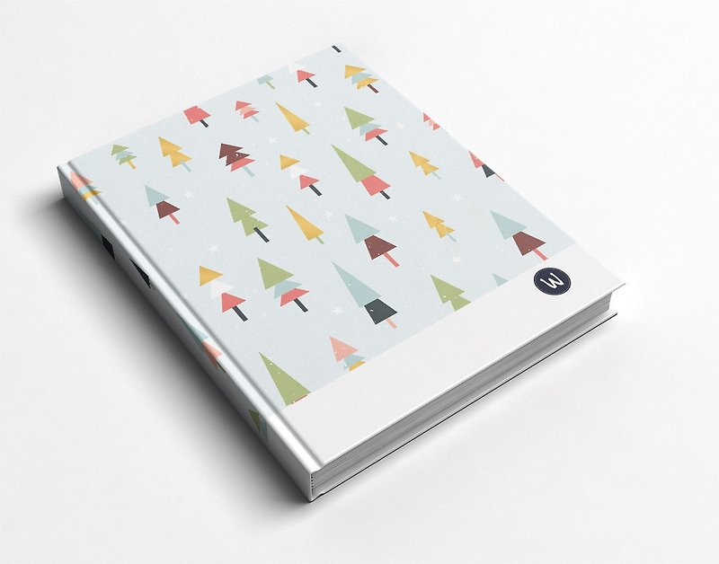 Rococo strawberry WELKIN hand-created/notebook/handbook-dream color tree forest Christmas exchange gift - สมุดบันทึก/สมุดปฏิทิน - กระดาษ 