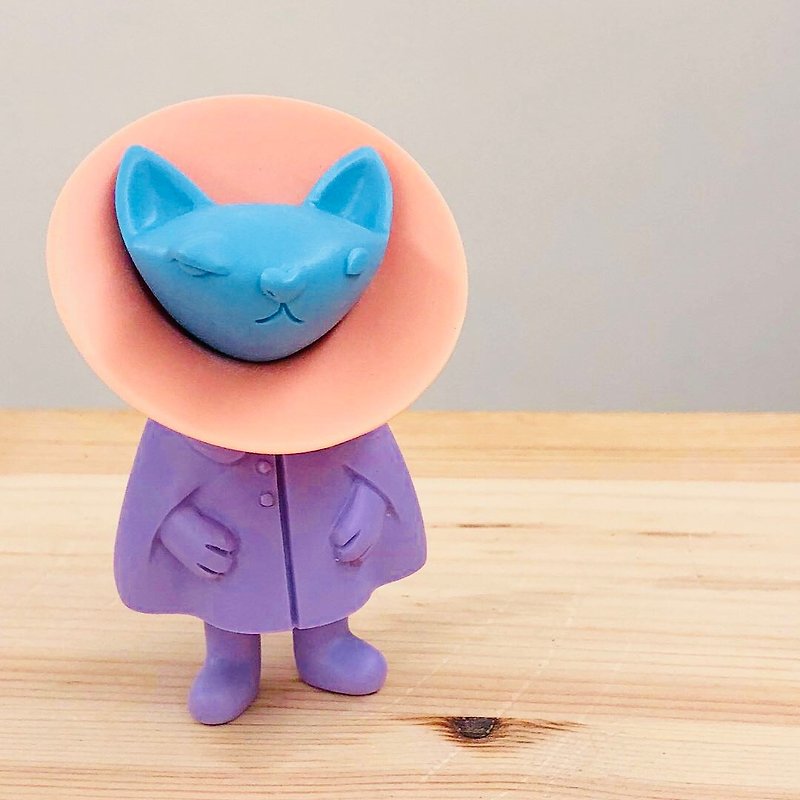 ノラミックスカラーバージョンmx14猫手作りの人形の装飾のおもちゃ - 人形・フィギュア - プラスチック ピンク