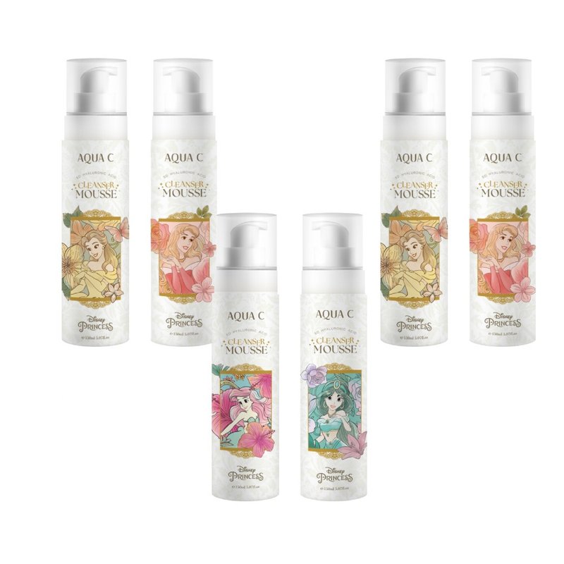 [Disney Princess Series] 5D Hyaluronic Acid Purifying Mousse 150ml (Style shipped randomly) - ผลิตภัณฑ์ทำความสะอาดหน้า - กระดาษ 