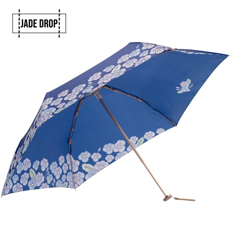 [JD Beauty Skin Umbrella] Edo Story. Corydalis Blue - ร่ม - เส้นใยสังเคราะห์ สีน้ำเงิน