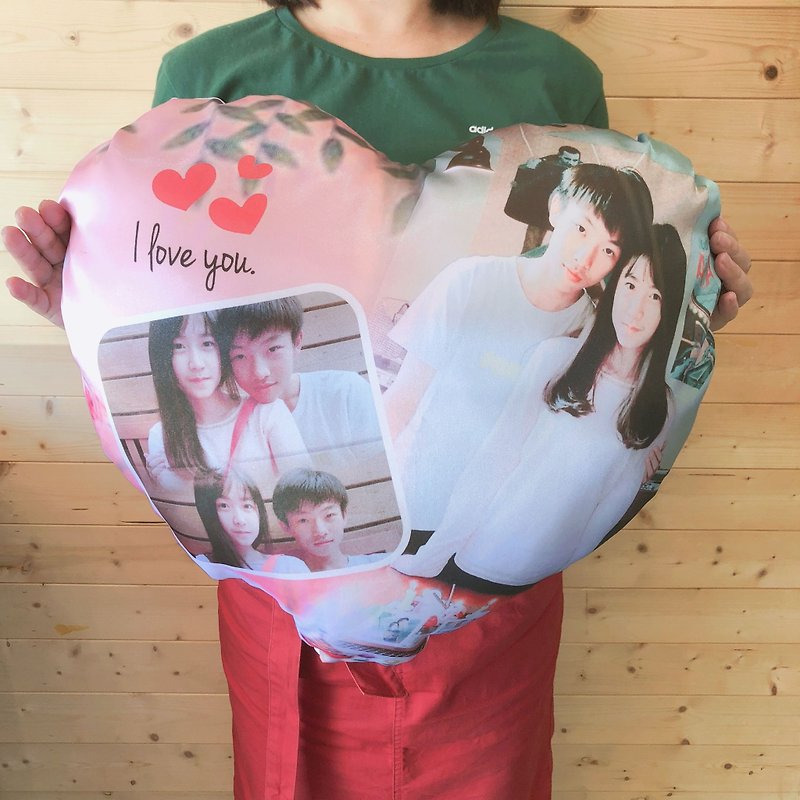 Girlfriend Valentine's Day gift with cute love pillow pillow custom girlfriend Valentine's Day - หมอน - วัสดุอื่นๆ 