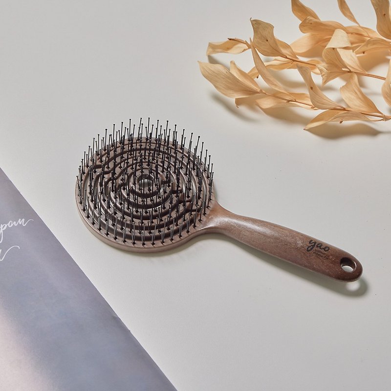 yao+ reverse ring hollow massage comb | dandruff sensitive scalp - อุปกรณ์แต่งหน้า/กระจก/หวี - ไม้ 