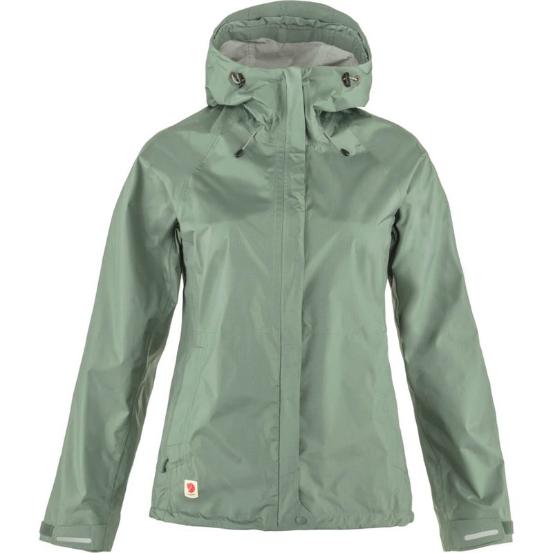 【Fjallraven】High Coast Hydratic 防水夾克_女 綠繡 - 雨傘/雨衣 - 其他材質 綠色