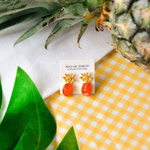 M’s Casa。パイナップルクッキーピアス M's Casa様専用。パイナップルクッキーピアス （MDS BtoB