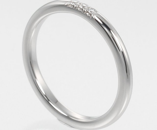 TIFFANY&Co. ティファニー クラシック バンドリング PT950 9号 ティファニー TIFFANY&Co. クラシックバンド リング 指輪 9号