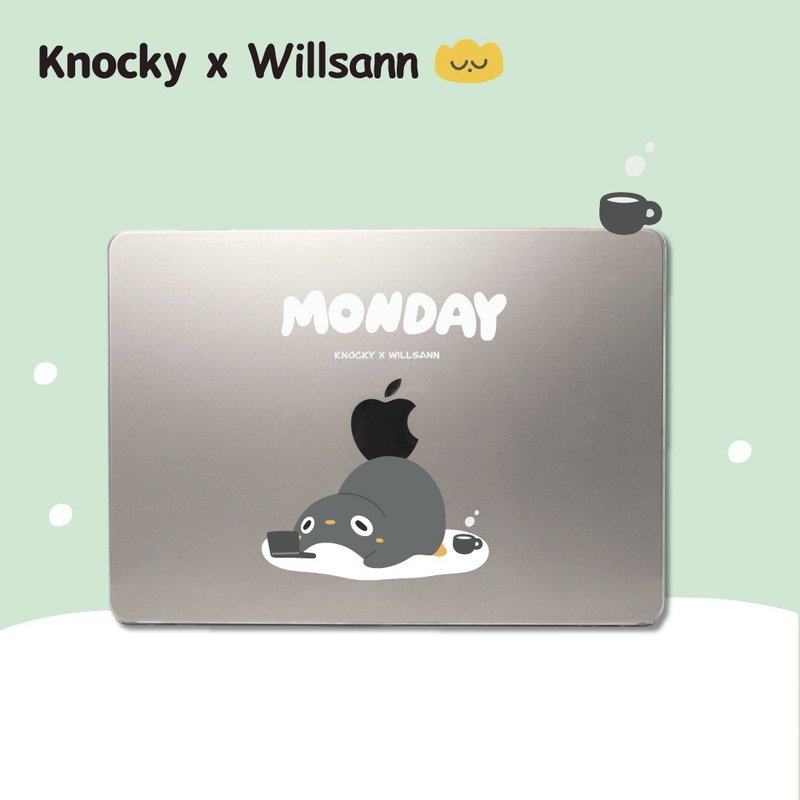 Willsann joint model | [Monday Blue Goose] MacBook translucent protective case - Tablet & Laptop Cases - Plastic Transparent