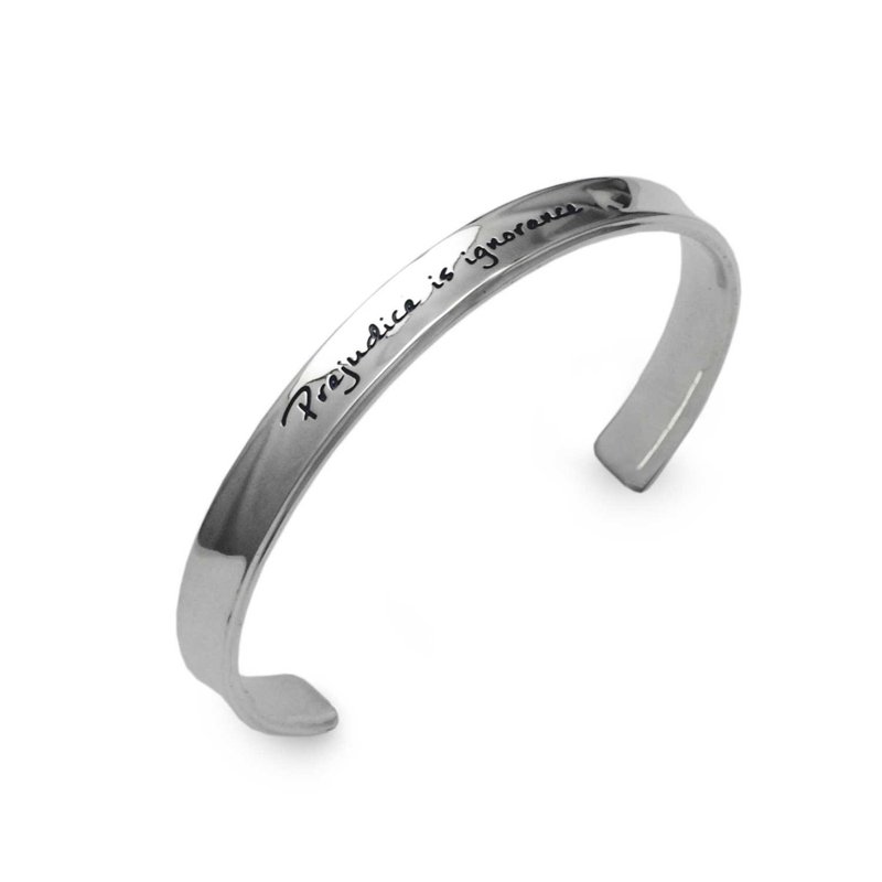 鳩 シルバー925バングル/メンズシルバーアクセサリー/シンプル/日本製/送料無料/BR41L - 手鍊/手環 - 純銀 銀色