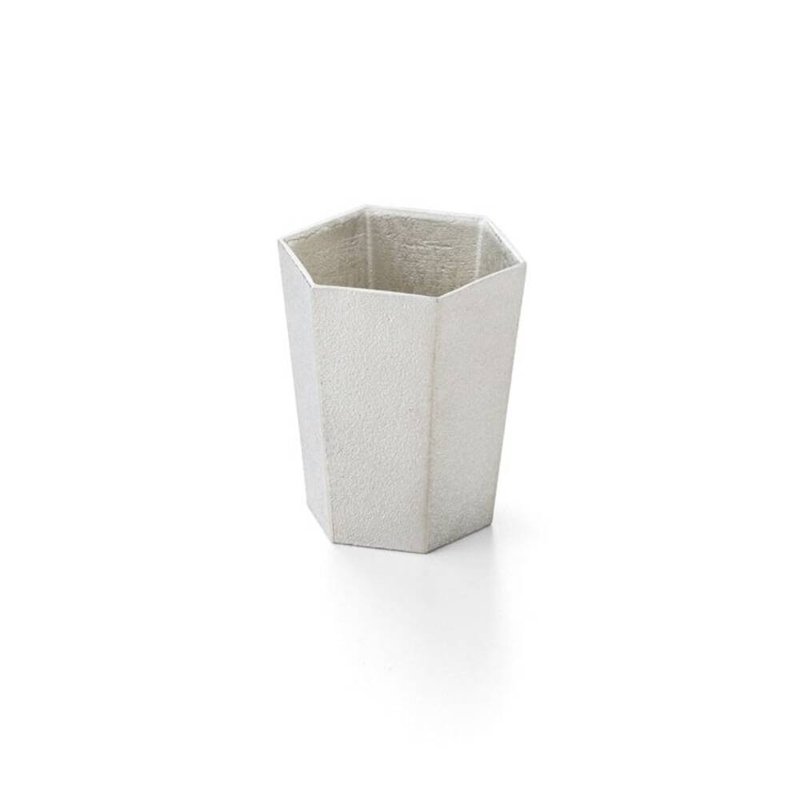 Sake cup - Hexagon - แก้วไวน์ - เครื่องประดับ สีเงิน