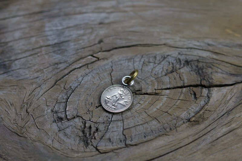 Coin pendant-Philippines/10 cents/1966 - Charms - Paper Silver