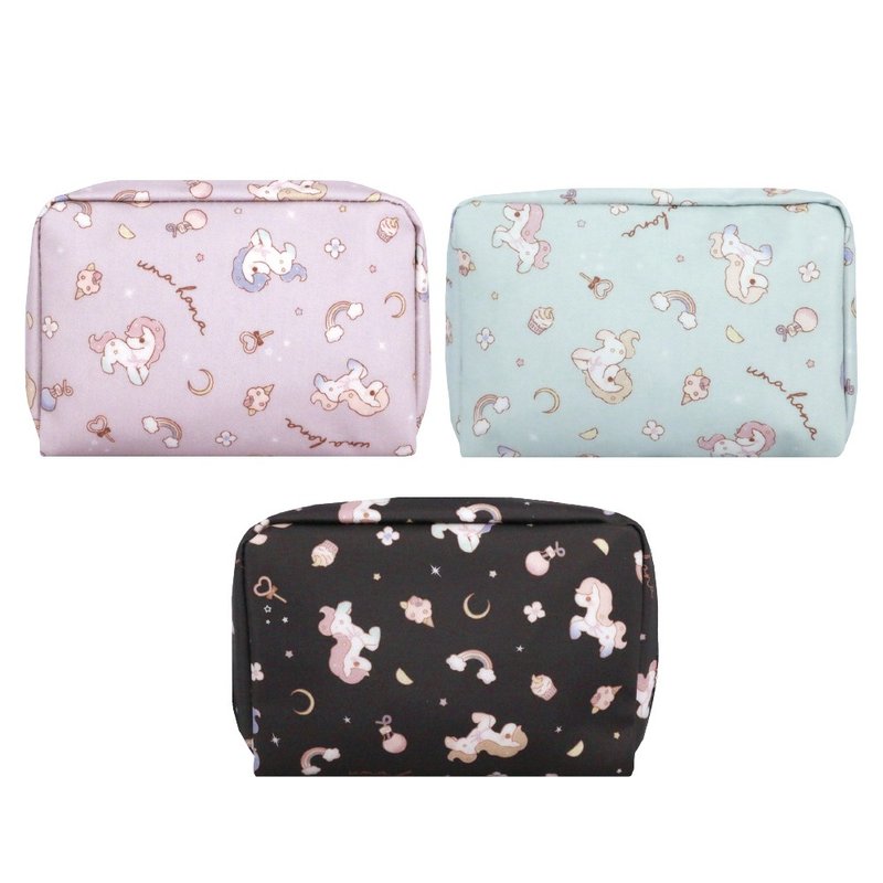 [Rainbow Pony-Passbook Storage] Passbook Seal Storage/Cosmetic Bag/Travel Bag Multifunctional Storage Bag - Toiletry Bags & Pouches - Waterproof Material 