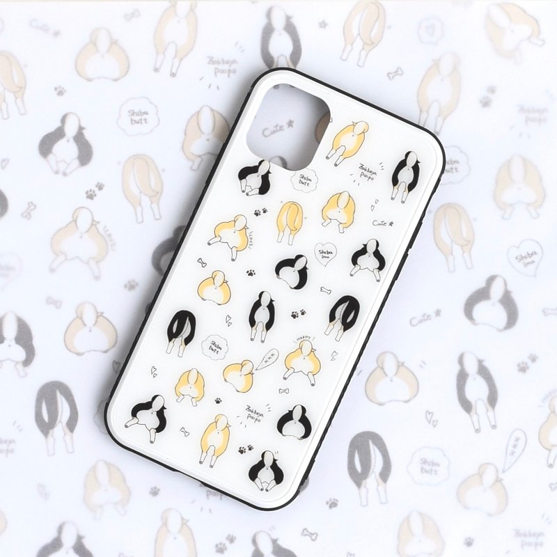 Shiba inu butt iPhone case - Phone Cases - Other Materials White