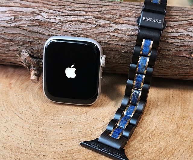 Anne ★ラピスラズリストーンが上品♪Apple Watchバンド 公式】ラピスラズリとサンダルウッドのアップルウォッチバンド
