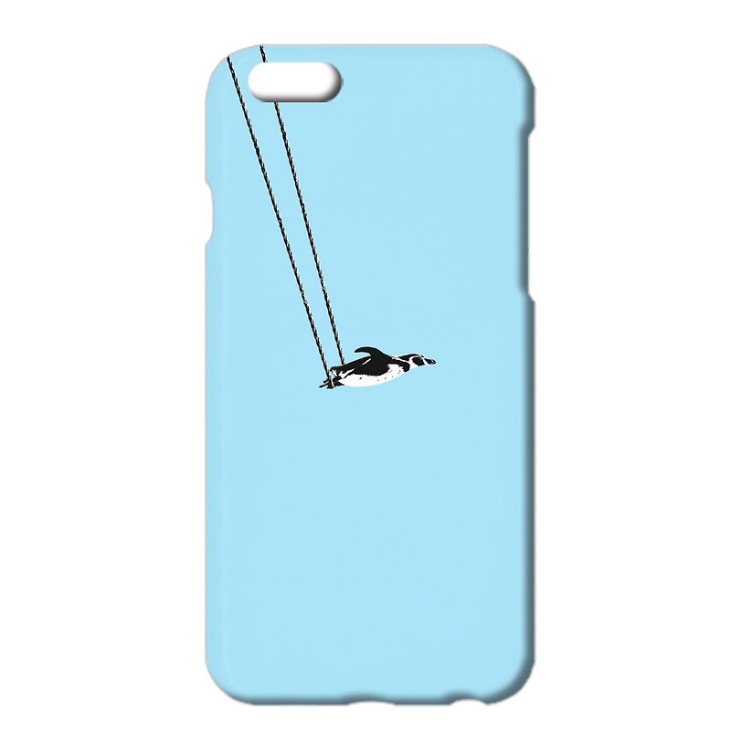 iPhone ケース / ペンギンと空中ブランコ A - スマホケース - プラスチック ブルー