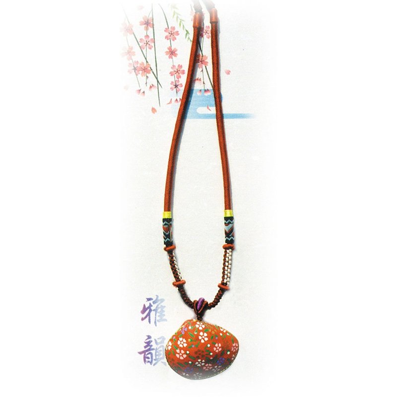 紙藝 貝殼項鍊 精緻飾品  DIY材料包 D-1 007(A)(B) - 其他 - 其他材質 