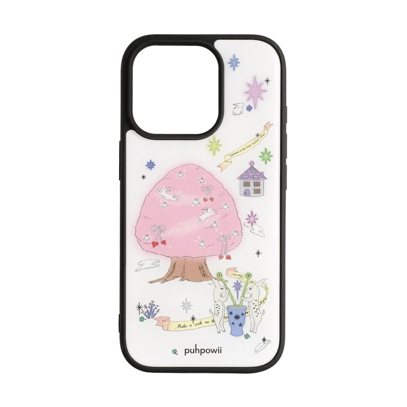 Wish Rabbit Village Phone Case - 手機殼/手機套 - 其他材質 多色