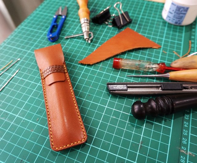 DIY Leather craft kit - Pen Case (Do it Yourself) - Shop fourjei Pen & Pencil  Holders - Pinkoi