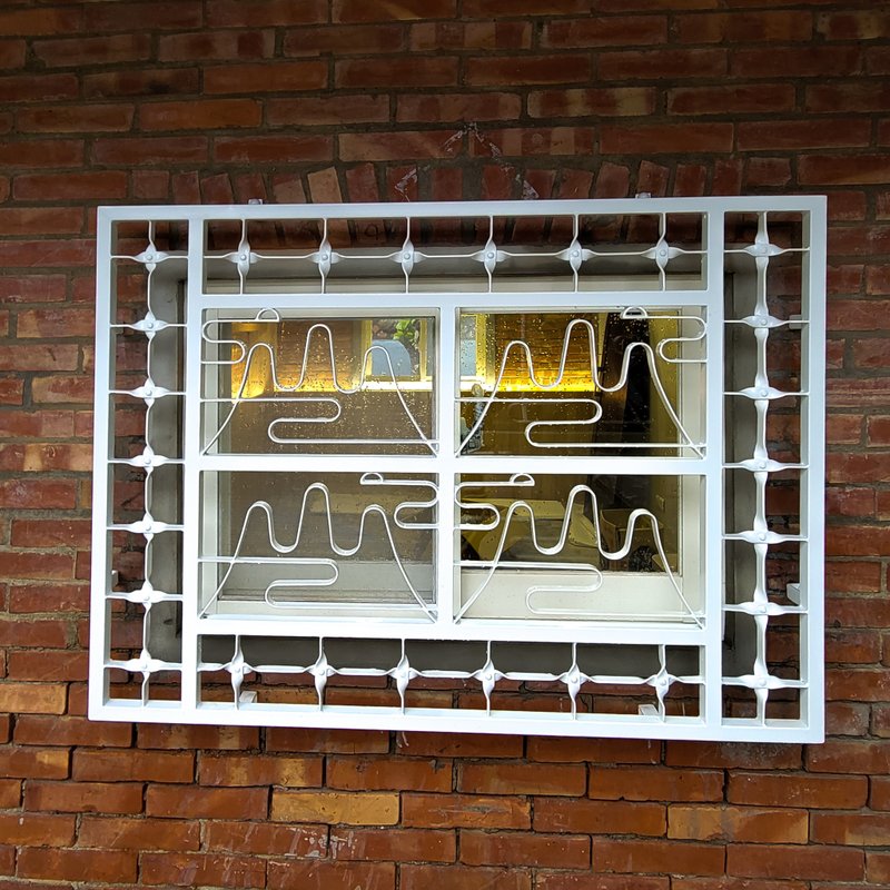 Customized iron window - Other Furniture - Other Metals White