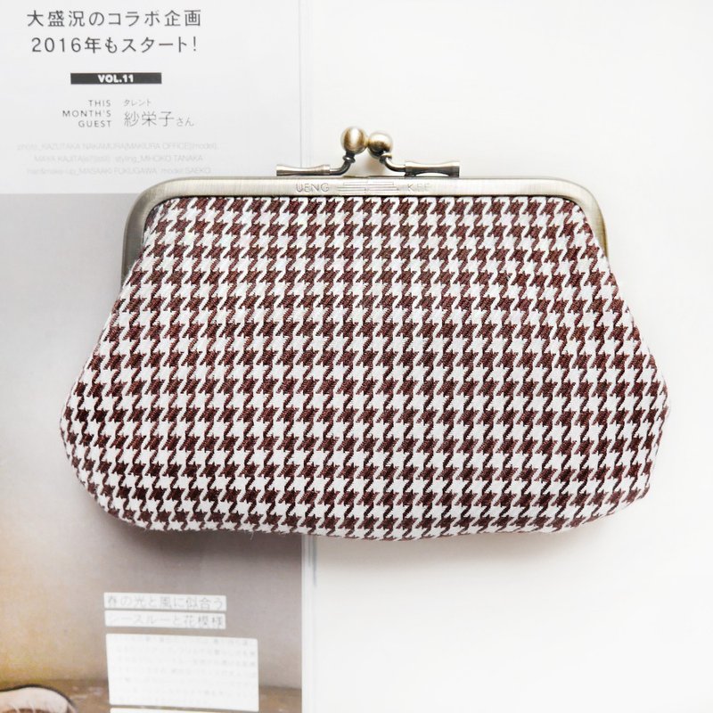 小棕BIRD  口金包 子母包 / 零錢包 【台灣製造】 - 手拿包 - 其他金屬 咖啡色