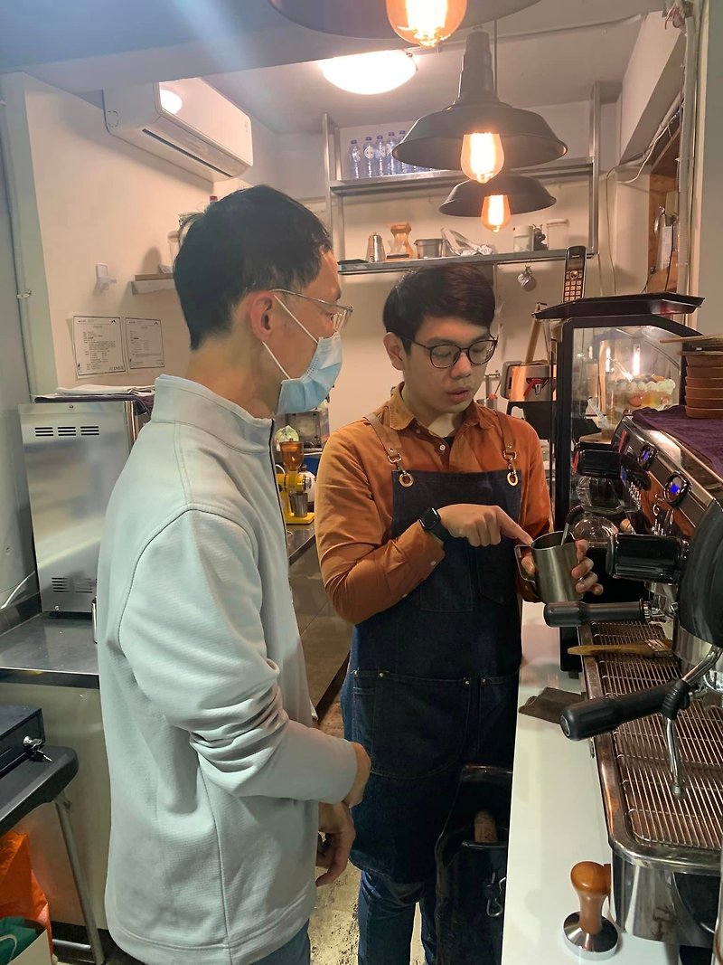 台北士林 零基礎拉花課程 咖啡拉花 拿鐵 鑠咖啡 咖啡教學 - 烘焙/料理/美食 - 其他材質 