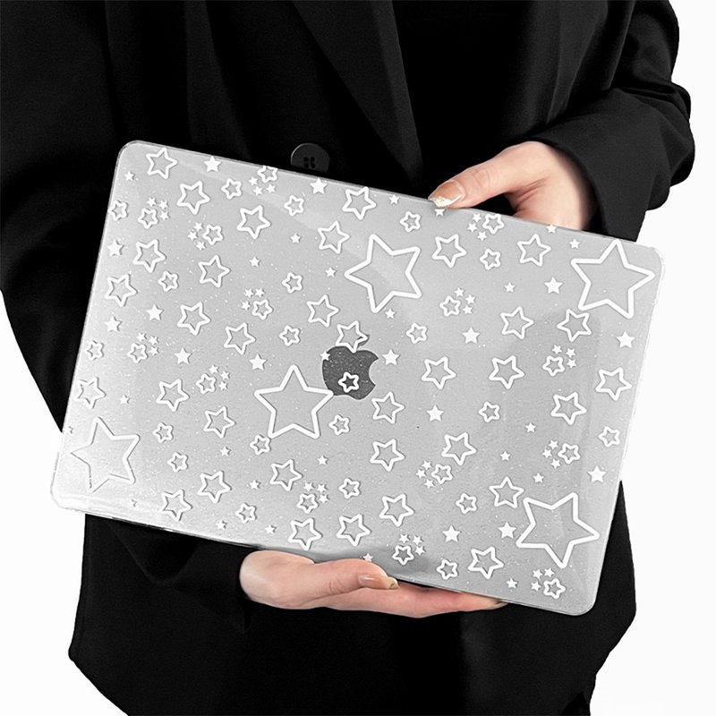 Glitter Star Mac Book Case/Protective Shell - เคสแท็บเล็ต - อะคริลิค 