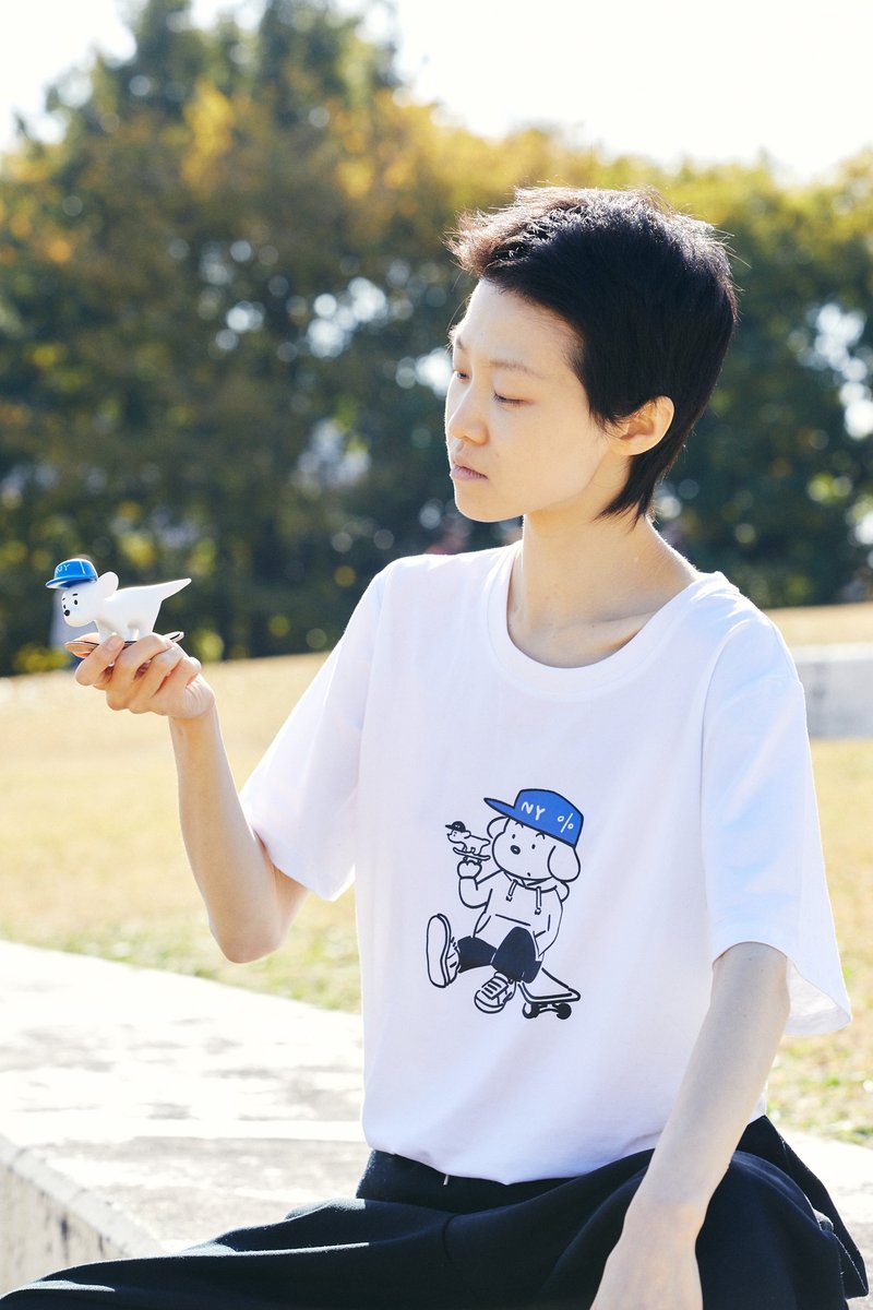 Playtoysforever x Hitch Hike Boys - John T-shirt Taiwan Limited Edition - Unisex Hoodies & T-Shirts - Cotton & Hemp White