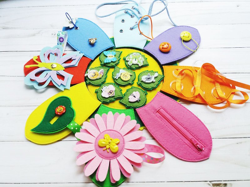 FLOWER. child development toy - ของเล่นเด็ก - วัสดุอื่นๆ หลากหลายสี