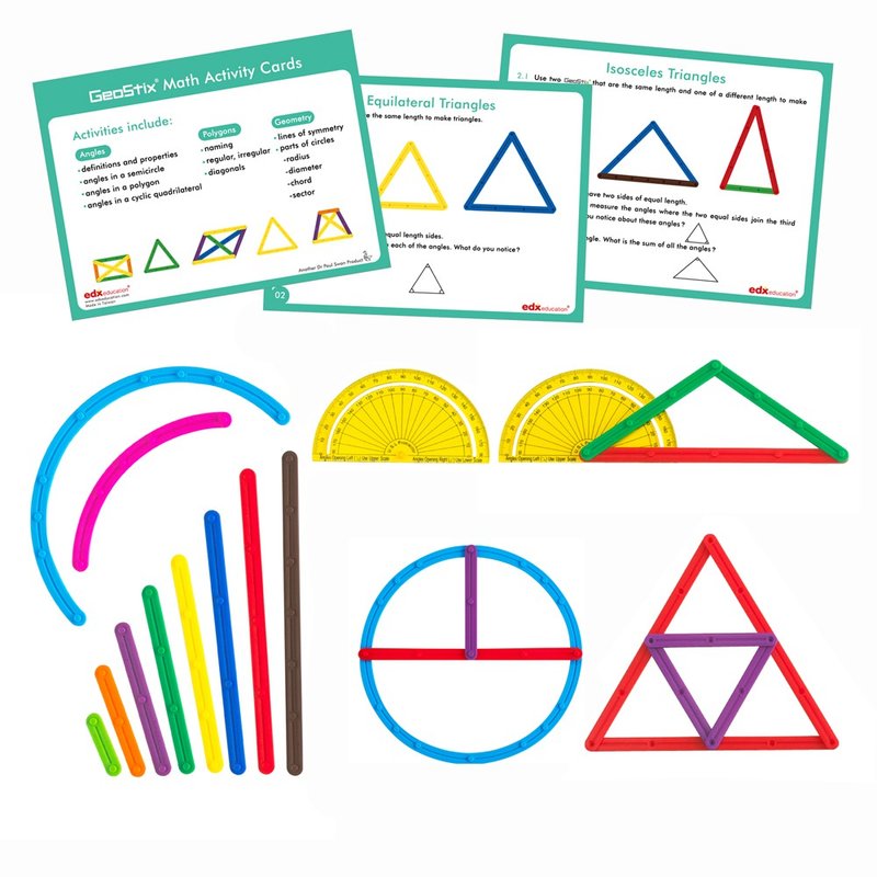 ジオメトリ マジック ストリップ 算数セット (21366C) 誕生日プレゼント 新年ギフト 子供用知育玩具 - 知育玩具・ぬいぐるみ - プラスチック 