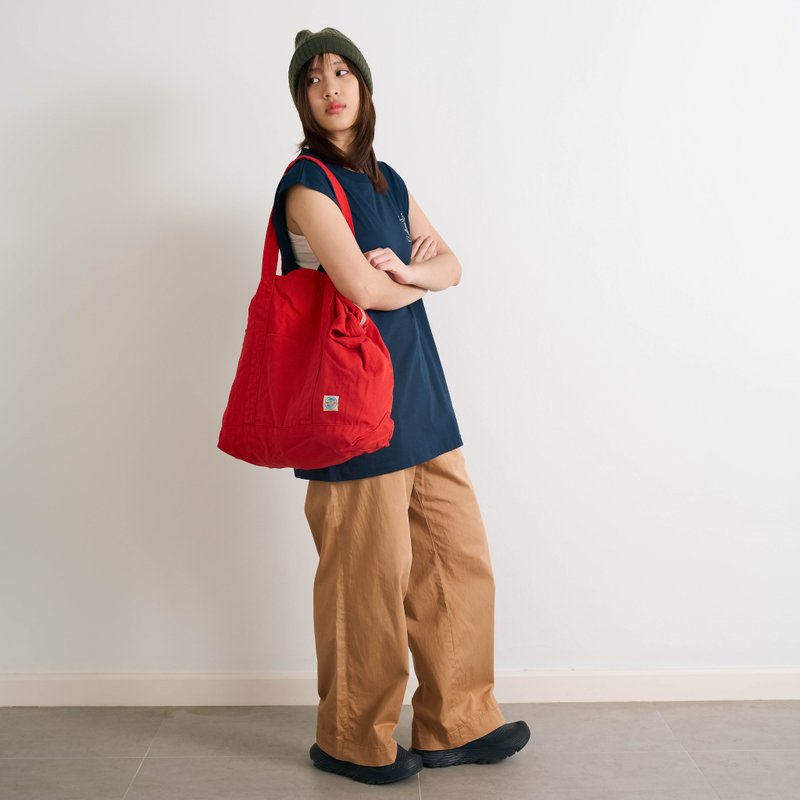 Soft Canvas Tote / Travel bag /Fitness bag/ Beach bag / 6 colors - 手提包/手提袋 - 棉．麻 多色