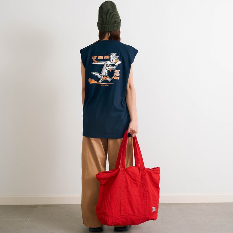 Soft Canvas Tote / Travel bag /Fitness bag/ Beach bag / 6 colors - 手提包/手提袋 - 棉．麻 多色