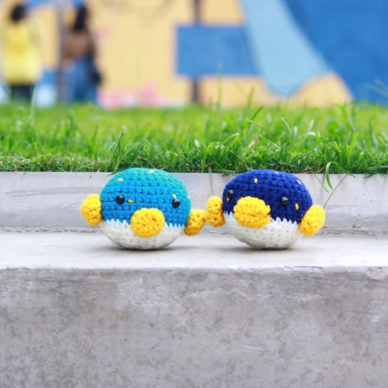 古靈精怪小河豚 DL001-020 - 公仔/玩偶 - 棉．麻 多色