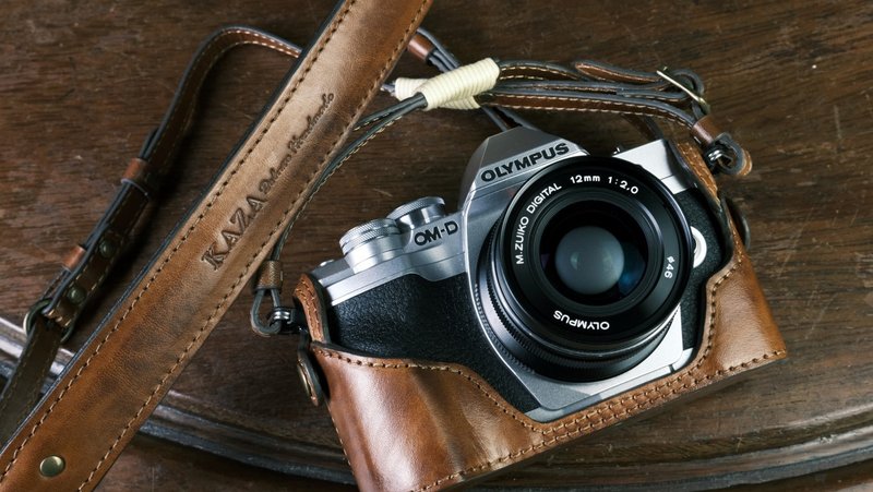 Olympus Em10 Mk4 相機皮套 em10 markiv 相機包 - 相機/拍立得/底片相機 - 真皮 
