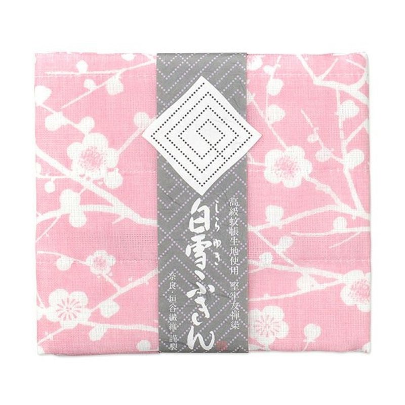 Kyoyuzen dyed all-purpose towel/plum pink - ผ้ารองโต๊ะ/ของตกแต่ง - ผ้าฝ้าย/ผ้าลินิน สึชมพู