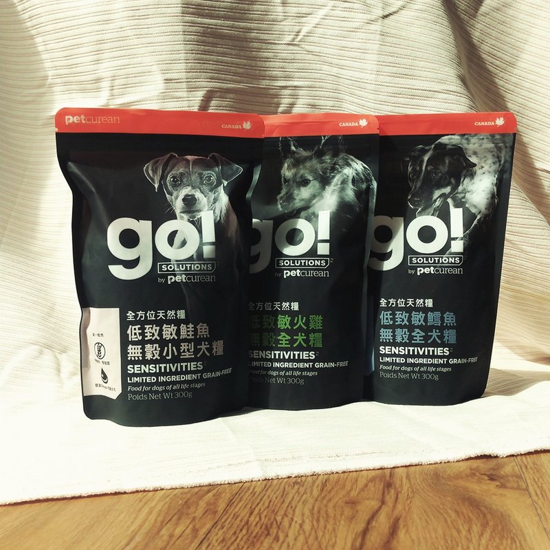 [Dog staple food] go! Natural dog food 300g (100g 3 packs for replacement shipment) dog feed - อาหารแห้งและอาหารกระป๋อง - อาหารสด สีส้ม