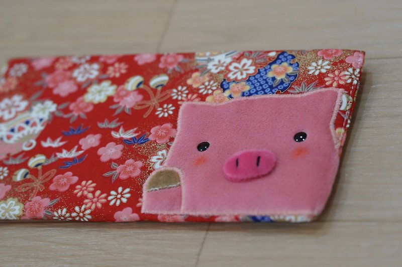 Bucute long-a hundred flowers bloom and make a fortune red envelope bag / new year / global limited / pig / 100% handmade - Other - Other Materials Multicolor